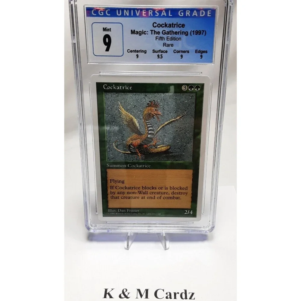 MTG - 5th Edition - Cockatrice - Graded - CGC 9.0